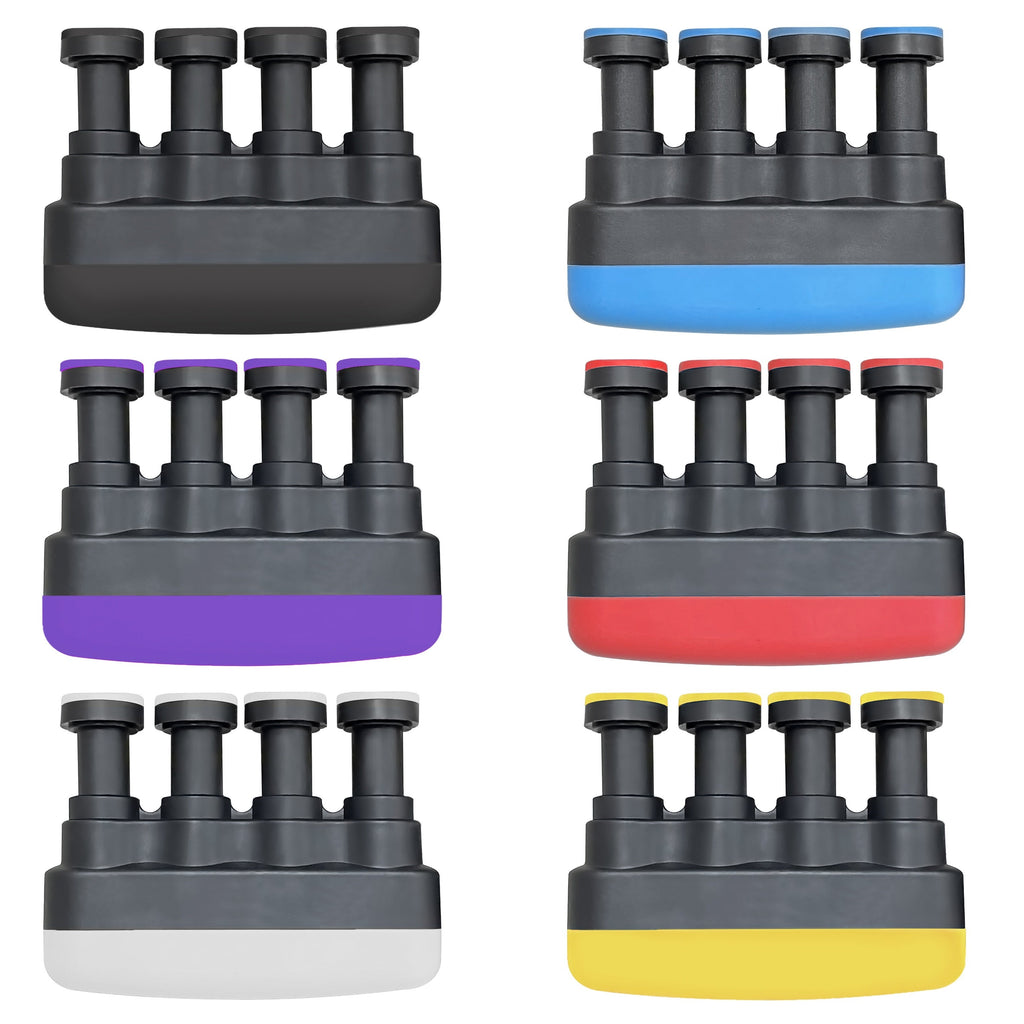 TIT COOPOPE Finger Exerciser, Finger Strengthener, Grip Strength Trainer, Guitar Finger Strength Trainer, and Training Device, 2023 New Grip Strength Trainer, Material: PP (Polypropylene), Uncharged, Please Refer To The SKU,