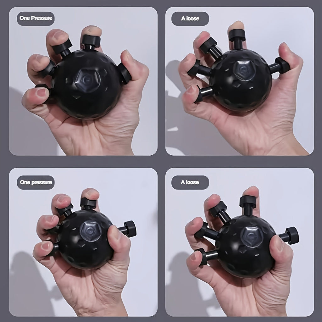 1pcsFinger Grip Strengthener, 2025 Upgraded Hand and Finger Exerciser, Silicone Grip Trainer for Muscle Building, Forearm Strength