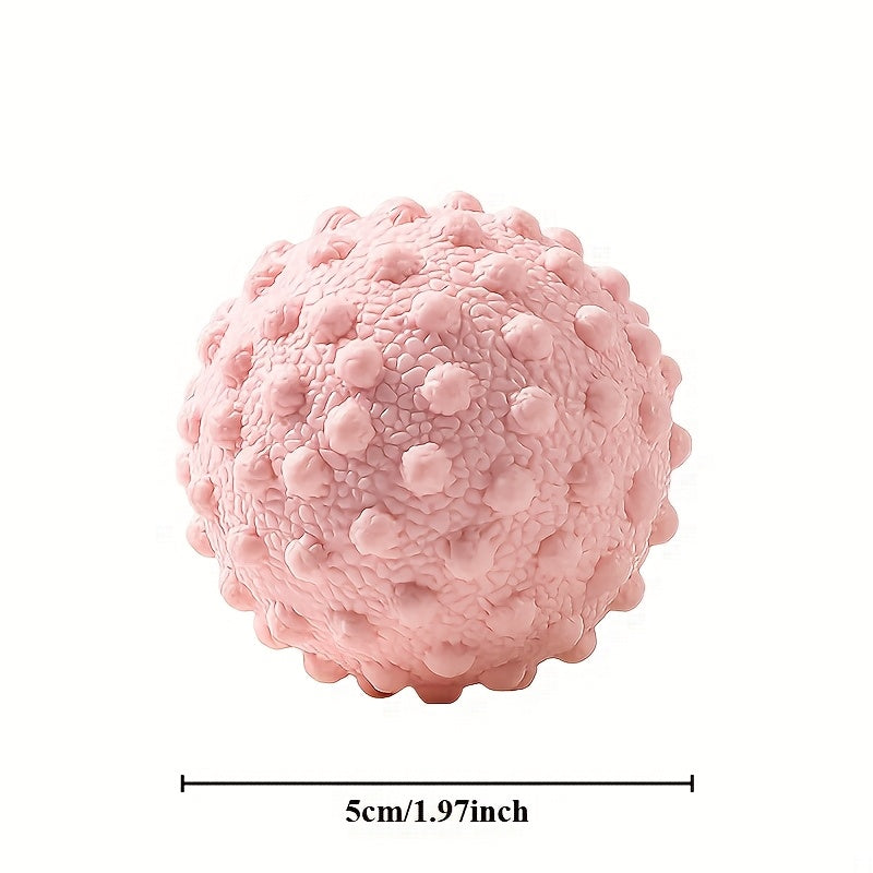 Fascia Ball, Raised Point Massage Ball, TPR Yoga Ball, Waist Back, Foot Massage Ball, Suitable for Home Gym