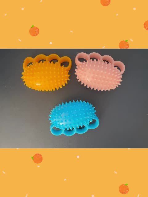 TPU Hand Grip Strengthener, Finger Exerciser, Strength Training Grip Trainer, Uncharged, Durable Exercise Equipment for Improved Hand Strength - Available in Yellow, Blue, Pink