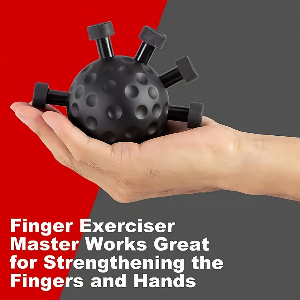 1pcsFinger Grip Strengthener, 2025 Upgraded Hand and Finger Exerciser, Silicone Grip Trainer for Muscle Building, Forearm Strength