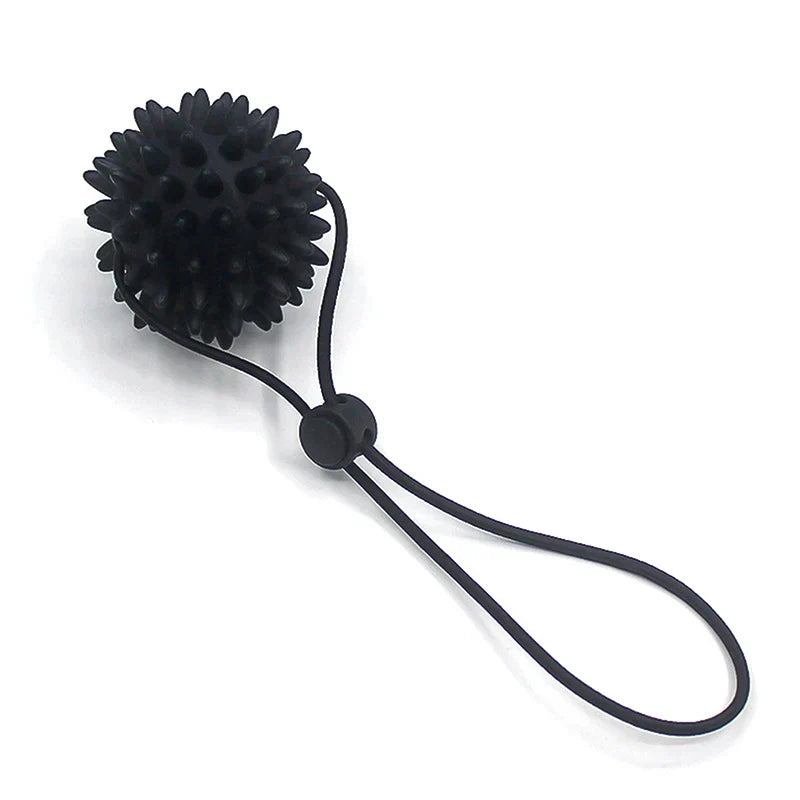 1PC Hand & Foot Relaxation Massage Ball; Soft Thorn Grip Enhancing Rehabilitation Tool
