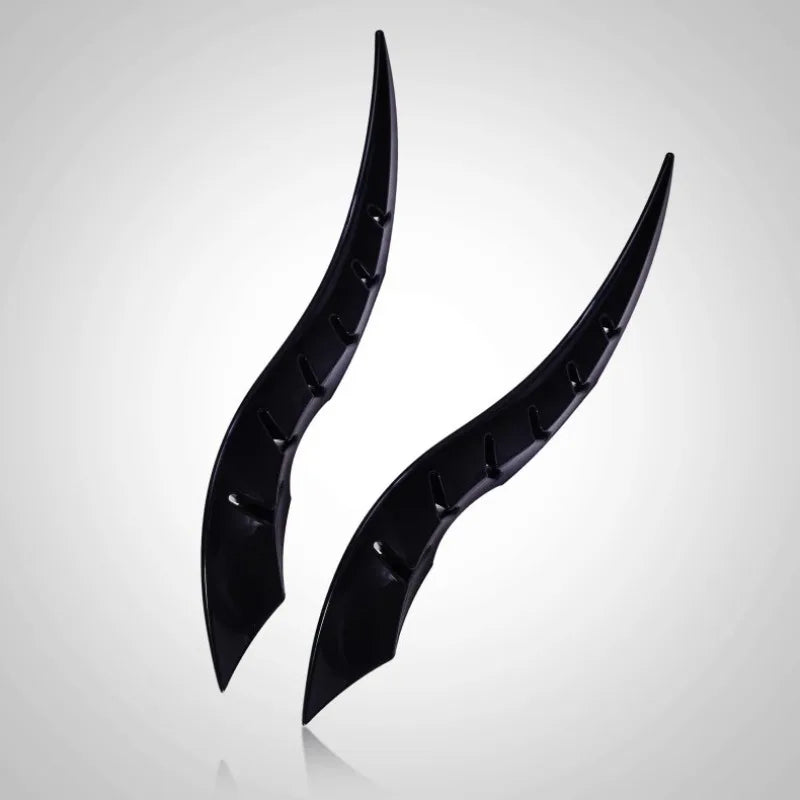 FOR Volkswagen LAVIDA 2008-2025 New Dragon Horn shaped Car Exterior Decoration (Arc Light Speed Flow Fin)