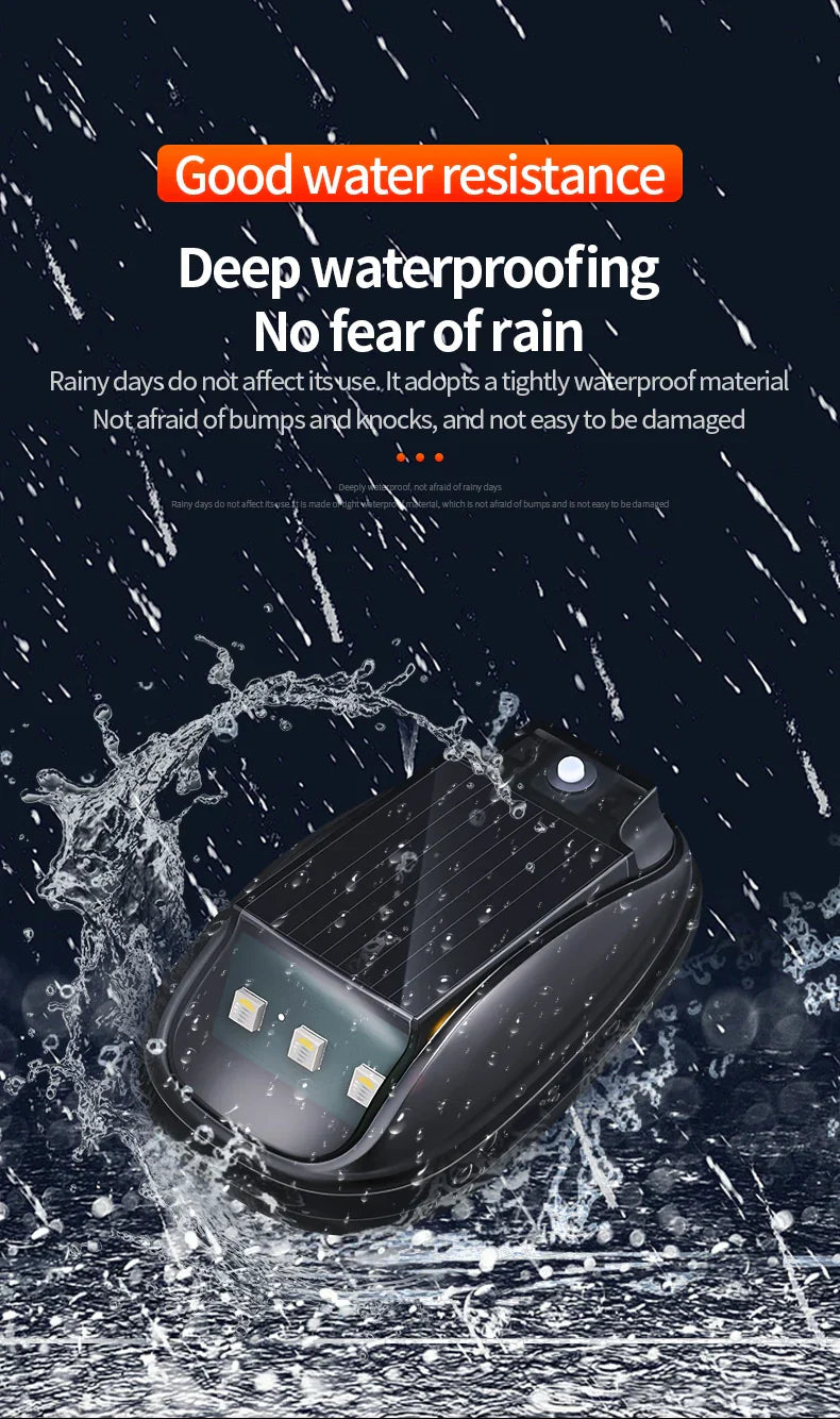 Solar Car Roof Strobe Light With Remote Control Cab Signal Lamp Wireless No Punch LED Truck Pickup Truck Roof Warning Lights