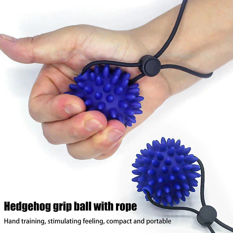 1PC Hand & Foot Relaxation Massage Ball; Soft Thorn Grip Enhancing Rehabilitation Tool