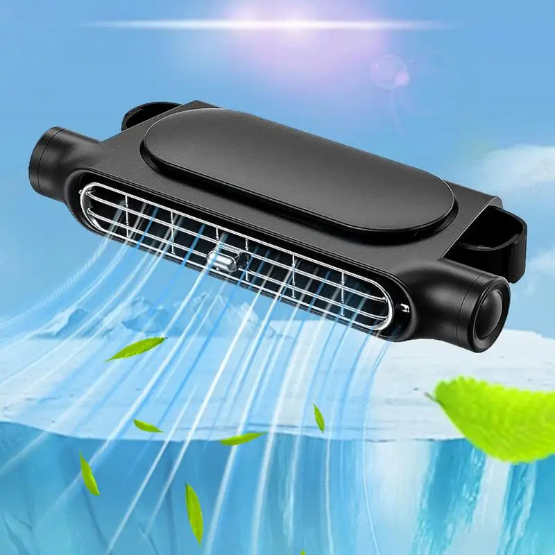 Car Backseat Fan Car Seat Fan Angle Adjustable 3000mAh Rechargeable 3-Speed Adjustable Cooling Devices For Truck Camping Van RV