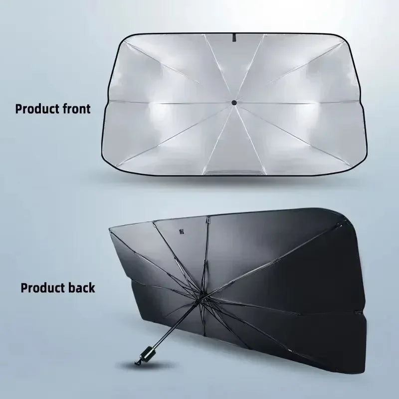 1PC Car windshield sunshade umbrella, protecting the dashboard from sunlight, foldable suitable for various cars