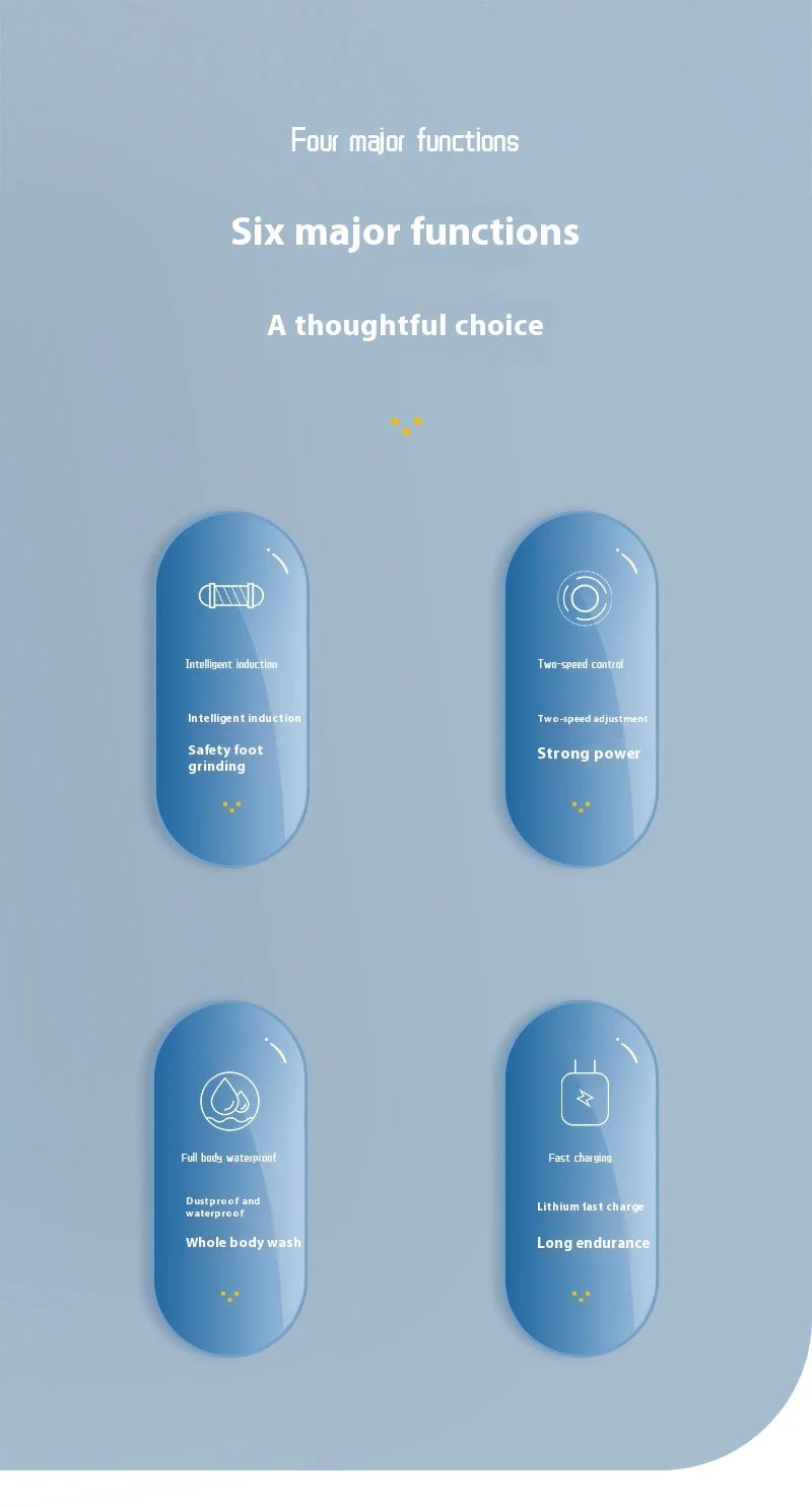 Electric foot grinder, rechargeable foot repair tool, dead skin and calluses polishing machine, exfoliating polishing machine