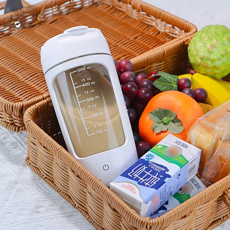 650ml USB Electric Protein Shaker Bottle Portable Rechargeable Blender Cup Multipurpose 650ml Mixing Cups for Fitness Workout