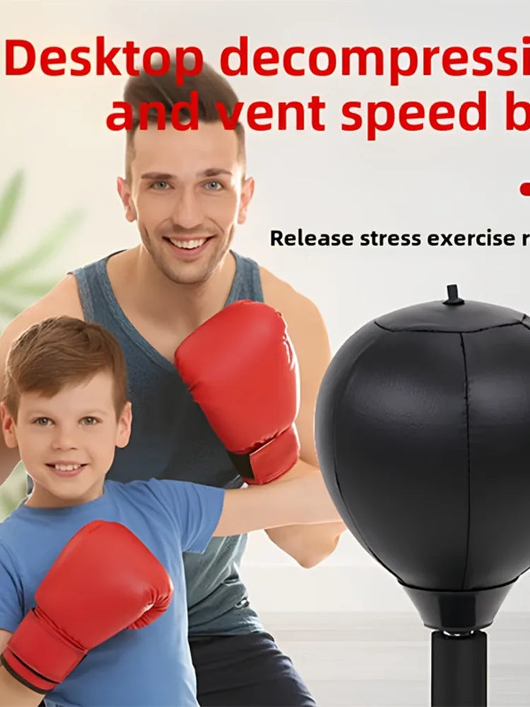 (Recommended By The United States)Desktop Boxing Speed Reaction Ball - A Children's Toy Training Equipment Suitable For Both Boy
