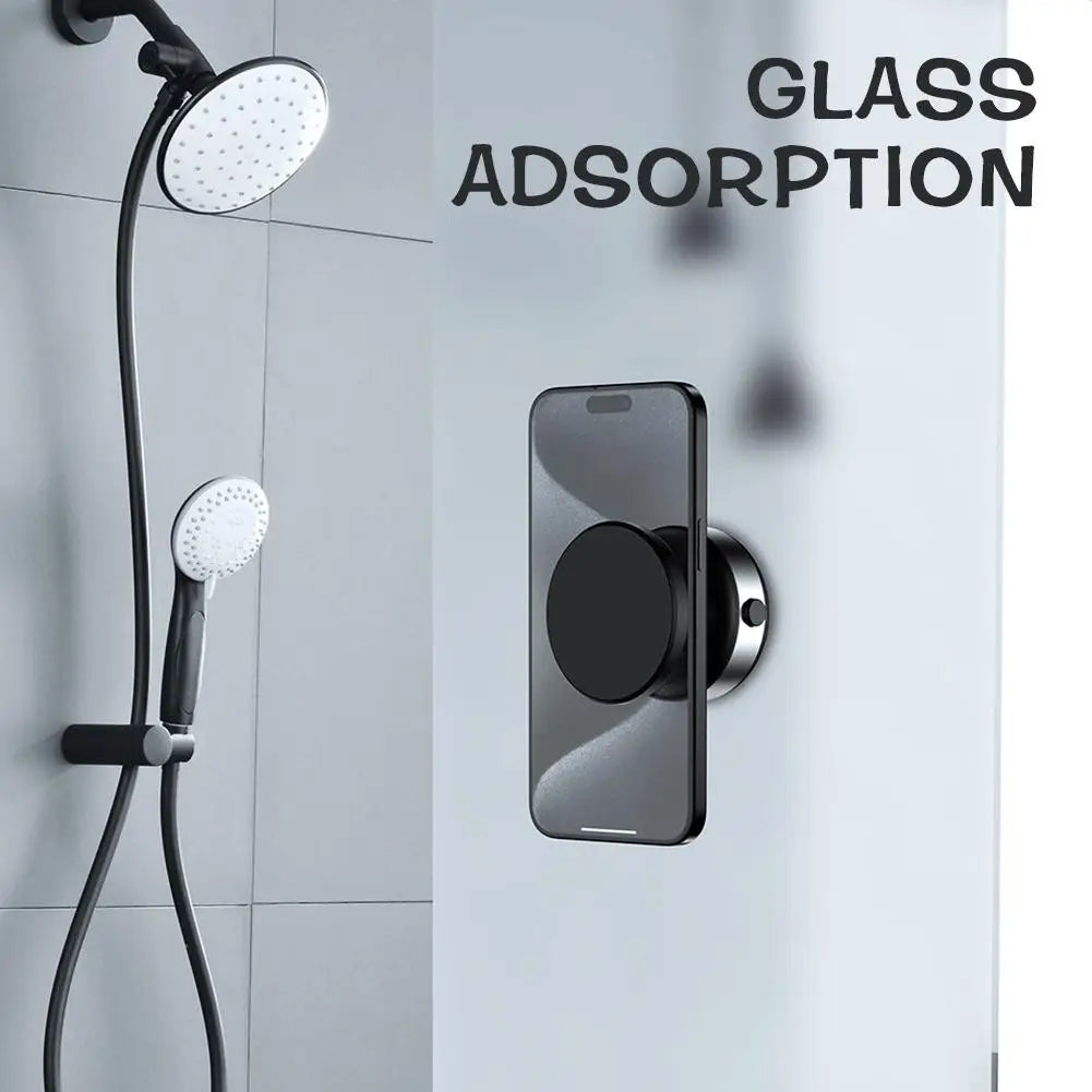 Car Magnetic Vacuum Phone Holder 360° Swivel Wireless Charging Bracket Dashboard Support GPS in Car For iPhone 15 14 13 Huawei