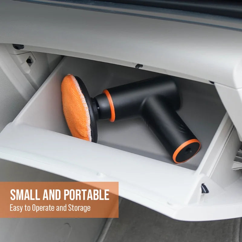 100W/148W Wireless Waxing Machine Car Polisher Machine Mini Wireless Electric Polishing Machine Paint Surfaces Floor Repair Tool