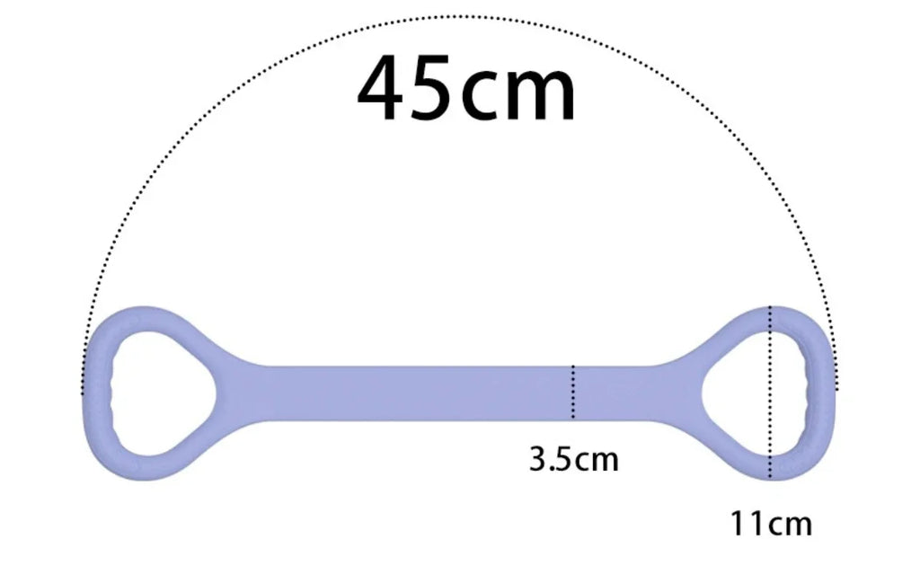 Stretch Strap Yoga 8-figure Tensioner Yoga Tool Open Back Practice Shoulder Yoga Stretching Belt Elastic Stretch Band Workout