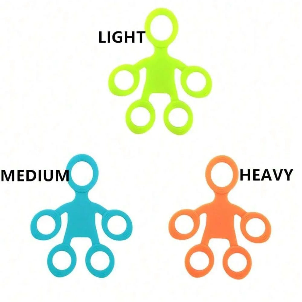 3pcs silicone finger massager, finger rehabilitation device, suitable for sports enthusiasts, office workers