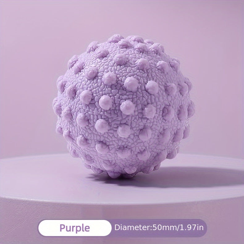 Fascia Ball, Raised Point Massage Ball, TPR Yoga Ball, Waist Back, Foot Massage Ball, Suitable for Home Gym